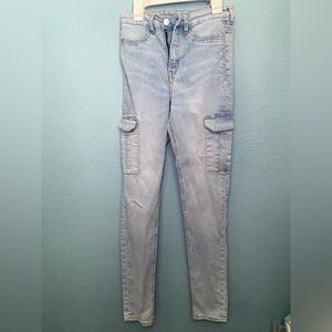 H&M cargo skinny jeans